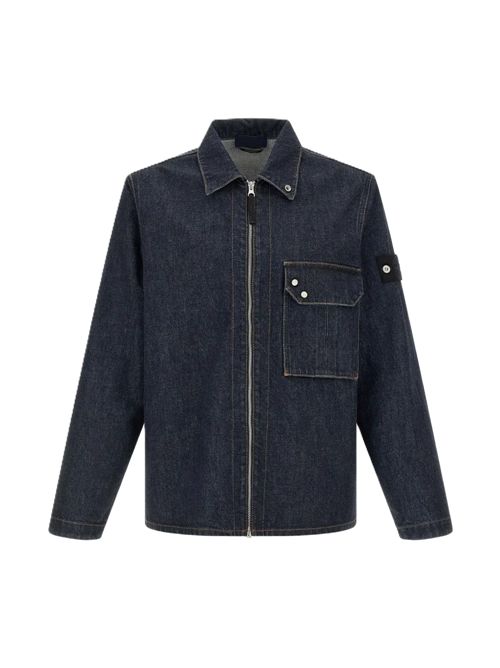 Stone IslandGiacca-camicia denim con dettaglio cuciture Stone Island | L1S141200002S00J7VJ201